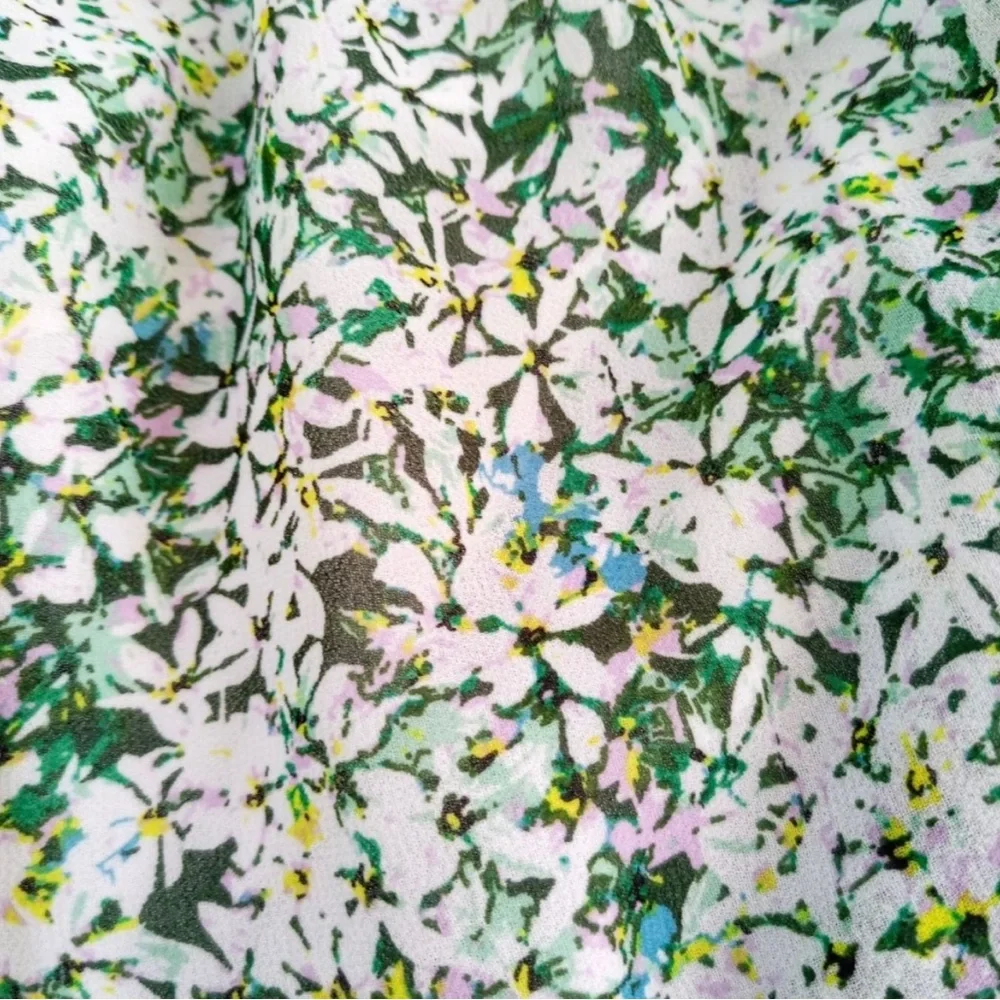 Banana Republic floral wrap botice tiered sleeveless maxi dress - Picture 7 of 7